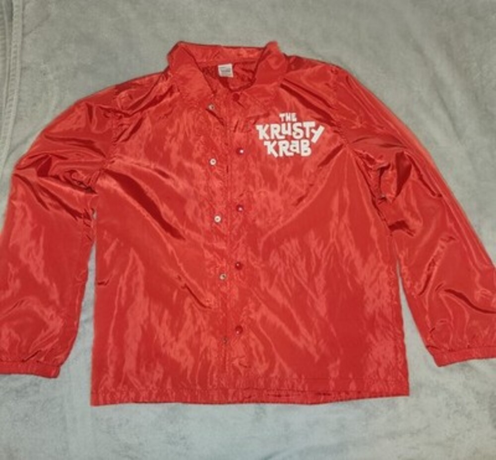 Nickelodeon SpongeBob SquarePants "The Krusty Krab" Windbreaker Style Jacket - Picture 2 of 7